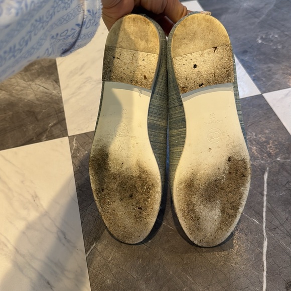 Chanel Women's blue and White Ballet Flats - Picture 5 of 7